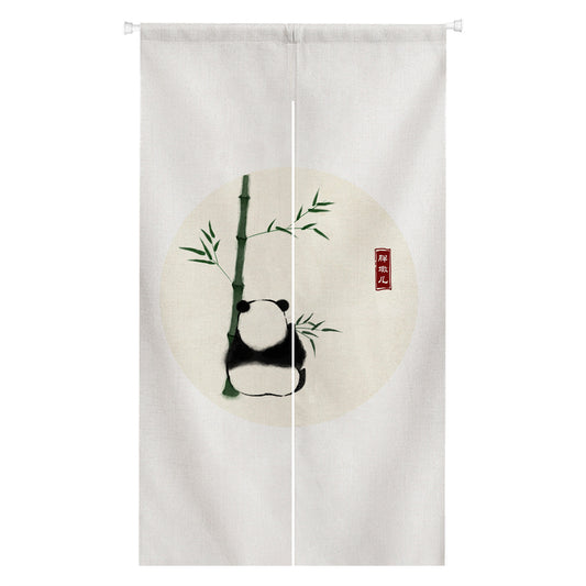 0010-Panda Series 1 Japanese Noren Door Curtain