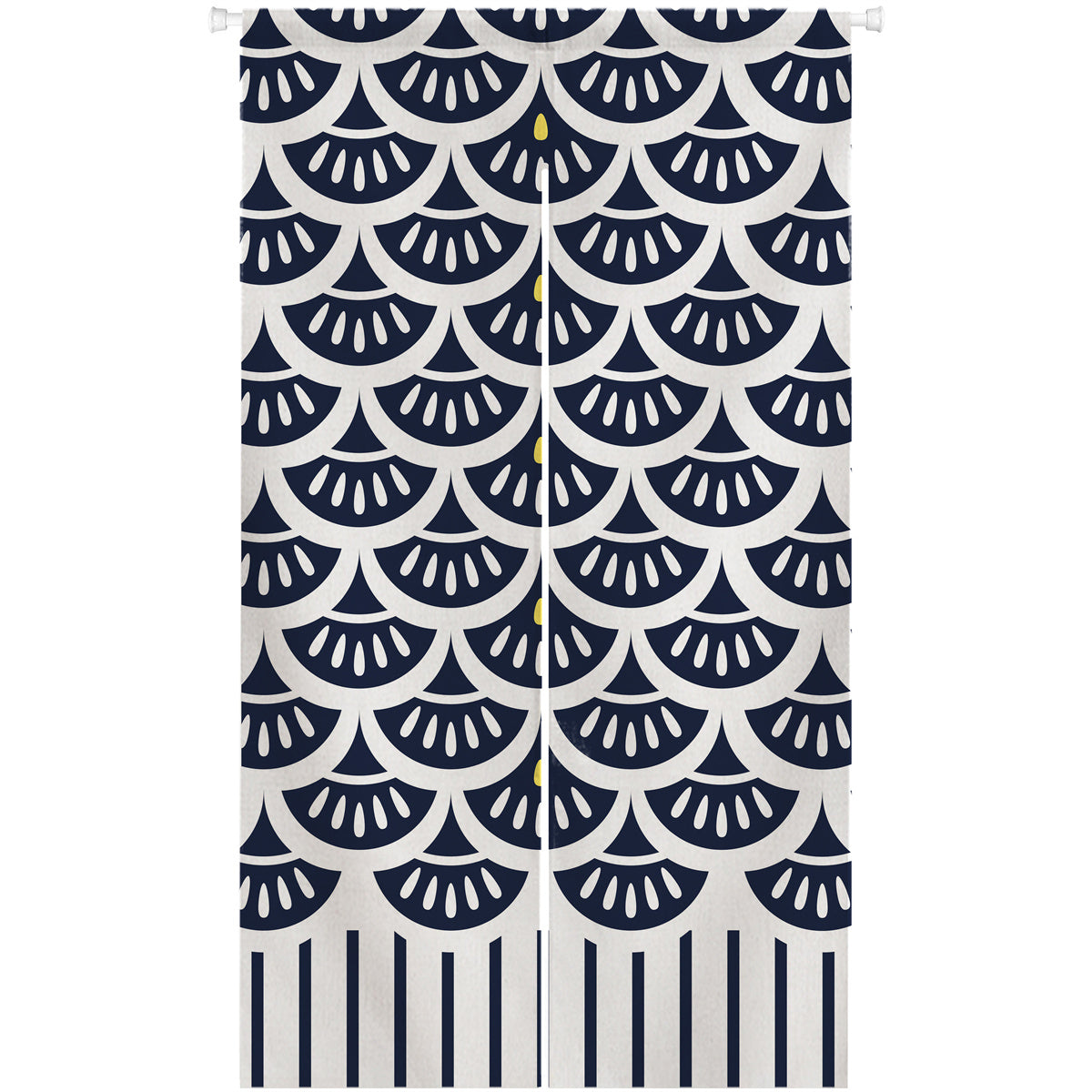 0207-Fish Scale Series 2 Japanese Noren Door Curtain