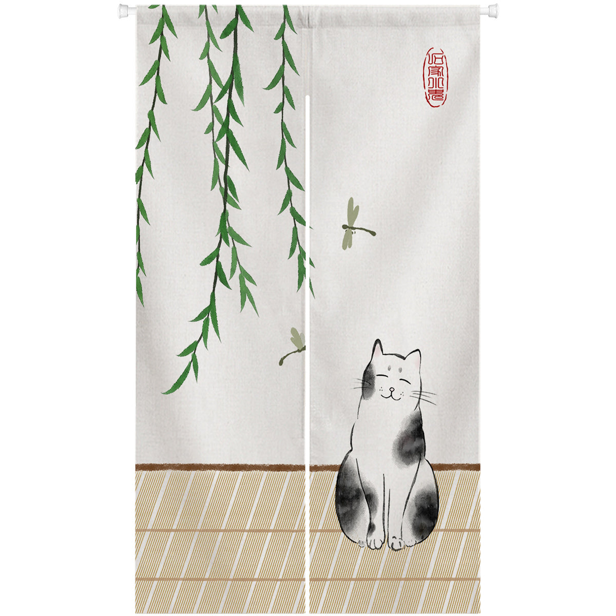 0105-Cat Series 2 Japanese Noren Door Curtain