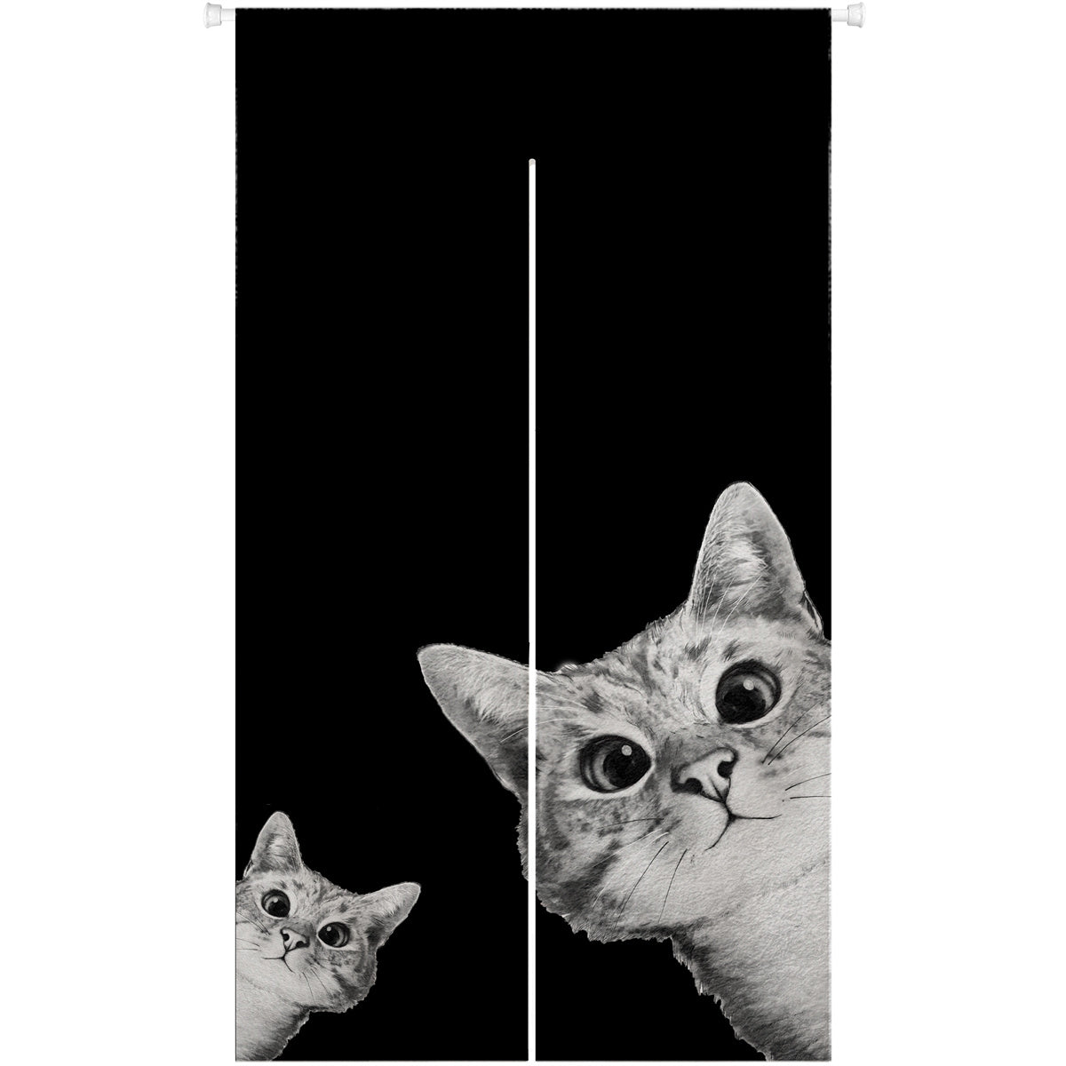 0221-Cat Series 10 Japanese Noren Door Curtain