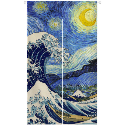 0113-Sky Japanese Noren Door Curtain