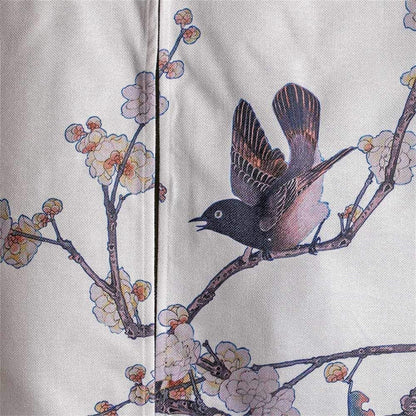 0004-Peach Blossom Japanese Noren Door Curtain