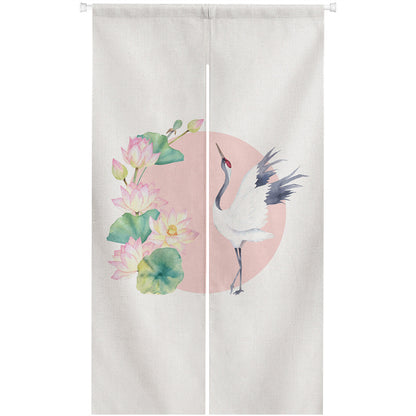 0213-Crane Series 5 Japanese Noren Door Curtain