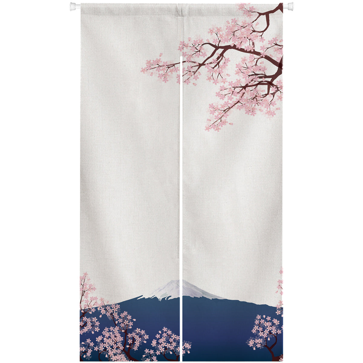 0204-Sakura Series 1 Japanese Noren Door Curtain